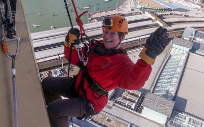 News 11 Grandmother raises £580 with brave Spinnaker descent
