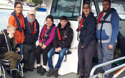 Boat trips delight care home residents