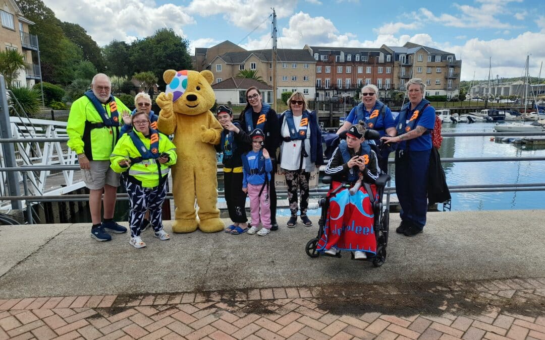 Pudsey helps put smiles on faces